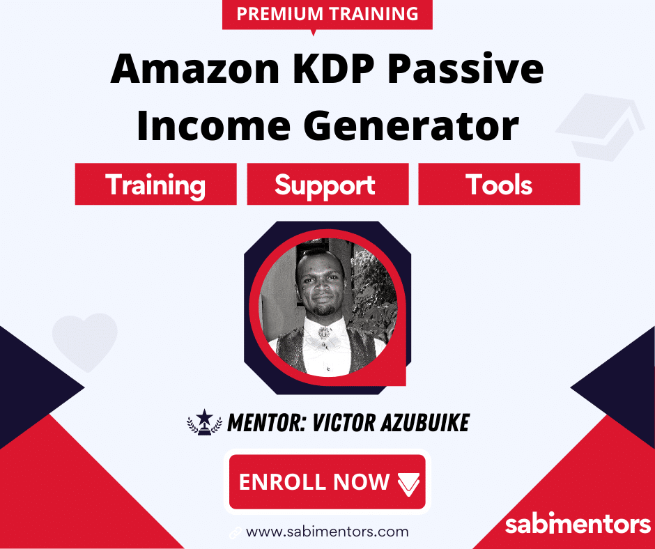 Amazon KDP Passive Income Generator: The Best And Biggest Amazon KDP Course